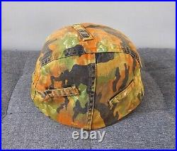 WW2 German elite M35 Camo Leibermuster Helmet cover