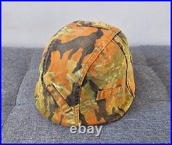 WW2 German elite M35 Camo Leibermuster Helmet cover