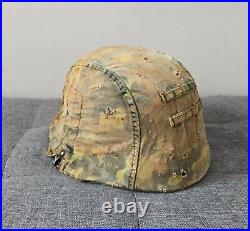 WW2 German elite Reversible Camo Helmet Cover