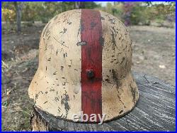 WW2 German helmet M35 62/55