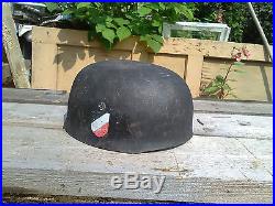 WW2 German helmet M38. Paratrooper