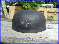 WW2 German helmet M38. Paratrooper
