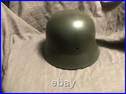 WW2 German helmet M40 ET64 DD Pol