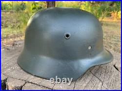WW2 German helmet M40 ET66 308
