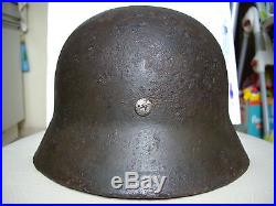 WW2 German helmet M40. Original. Relic
