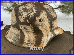 WW2 German helmet M42 62 Winter