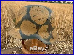 WW2 German helmet M42 64 hkp64 4323