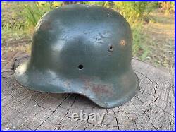 WW2 German helmet M42 ckl64 3756