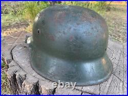 WW2 German helmet M42 hkp68 3315