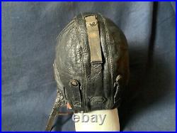 WW2 German luftwaffe leather winter flight helmet LKpW101