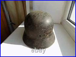 WW2. German original Wehrmacht soldier helmet. WWII. WW2