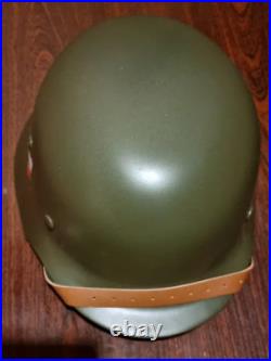 WW2. German original helmet after restoration. Wehrmacht. WWII. WW2