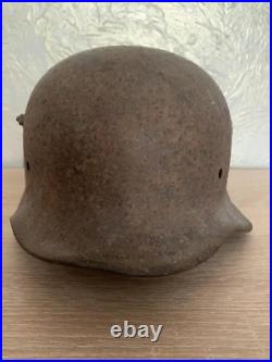 WW2. German original helmet from the Wehrmacht period. WWII. WW2