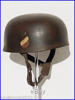 WW2 German paratrooper/fallschirmjager helmet made by CkL71 bno4223