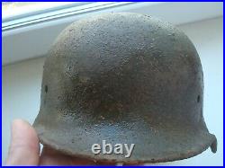 WW2 Helmet of a German soldier, Eastern Front WWII