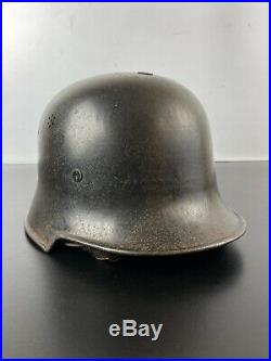 WW2 M34 German Helmet with Liner & Chinstrap WWII Named