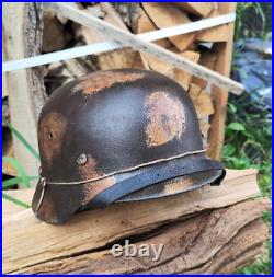 WW2 M35 German Helmet WWII M 35. Combat helmet size 66