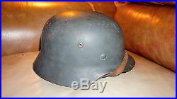 WW2 M35 early war German helmet camo Gray