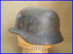 WW2 M40 German Army Helmet by Emaillierwerk Fulda Size 64