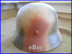 WW2 M40 German Helmet ET62 Complete with Liner and Chinstrap