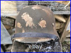 WW2 M40 German Helmet WWII M40 Combat helmet. Size 64