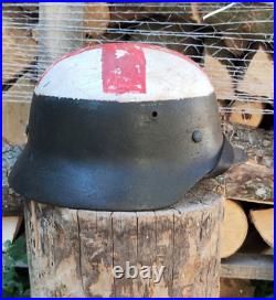 WW2 M40 German Helmet WWII M40 Combat helmet size 62