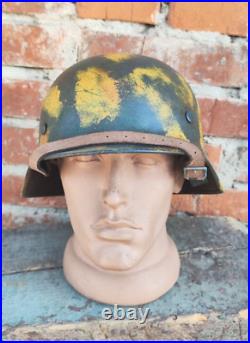 WW2 M40 German Helmet WWII M40 Combat helmet size 64 have a namber