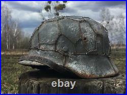 WW2 M40 German Helmet WWII M 40. Combat helmet. Big size