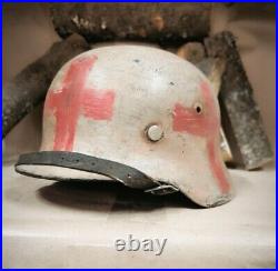 WW2 M40 German Helmet WWII M 40. Combat helmet. Size 64