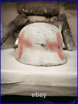 WW2 M40 German Helmet WWII M 40. Combat helmet. Size 64