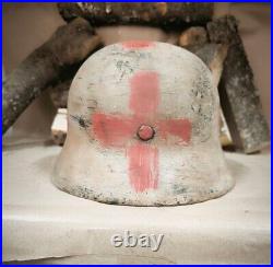 WW2 M40 German Helmet WWII M 40. Combat helmet. Size 64