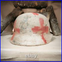 WW2 M40 German Helmet WWII M 40. Combat helmet. Size 64