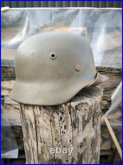 WW2 M40 German Helmet WWII M 40. Combat helmet. Size 64