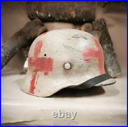 WW2 M40 German Helmet WWII M 40. Combat helmet. Size 64