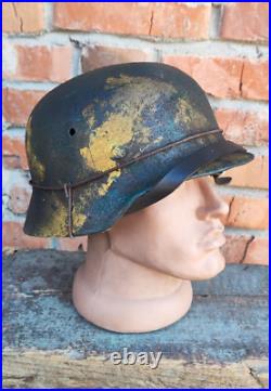 WW2 M40 German Helmet WWII M 40. Combat helmet. Size 66