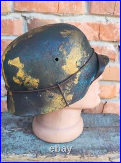 WW2 M40 German Helmet WWII M 40. Combat helmet. Size 66