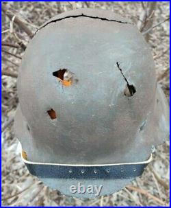 WW2 M42 German Helmet WWII M 42. Combat helmet