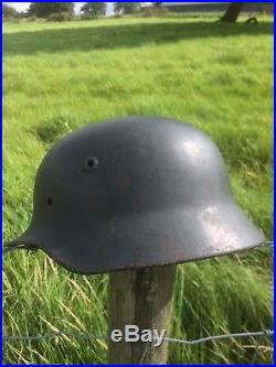 WW2 Original German Helmet Combat Grey