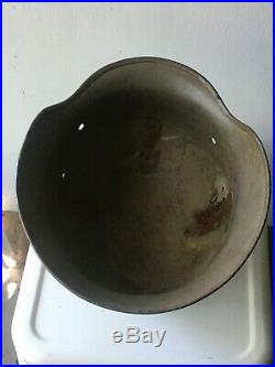 WW2 Original German Helmet M40, Size 64, nS64, E132, tan, original paint