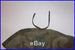 WW2 Original German WWII SS Blurred Edge Camouflage Helmet Cover