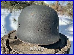 WW2 Original German helmet M35 64/56