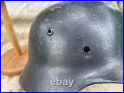 WW2 Original German helmet M35 ET62 3290