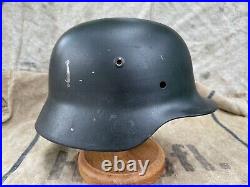 WW2 Original German helmet M35 NS64 D133