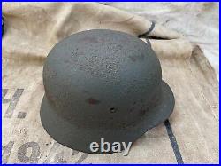 WW2 Original German helmet M35 NS64 D234