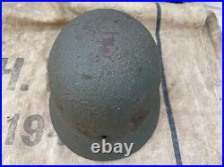 WW2 Original German helmet M35 NS64 D234