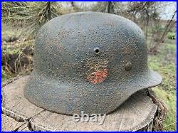 WW2 Original German helmet M35 Q66 20728