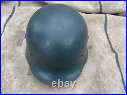 WW2 Original German helmet M35 SE64 3259
