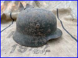 WW2 Original German helmet M35 size SE64