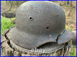 WW2 Original German helmet M40 NS64 Owner's signature