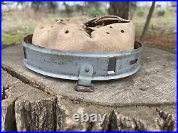 WW2 Original German helmet Steel liner 1943 64/56